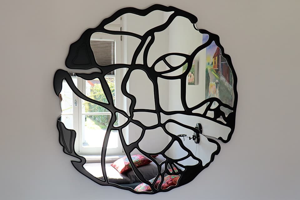 Schlafzimmer mit Doppelbett