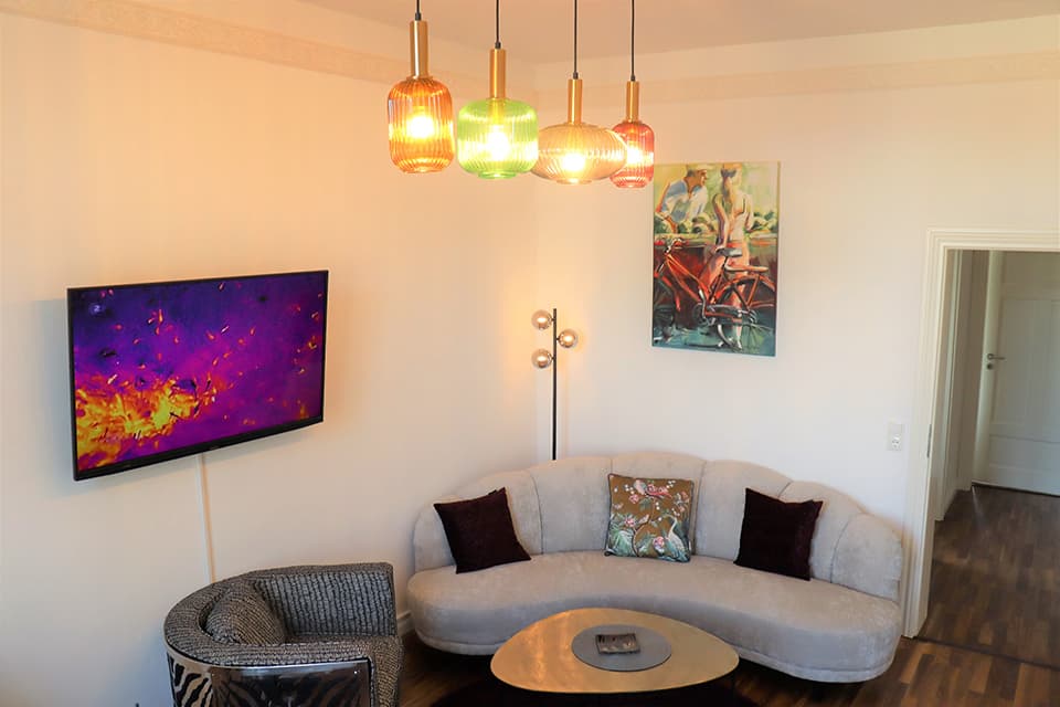 Voll ausgestattete Küche